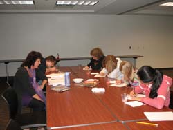 Beckie Weinheimer at Coralville Public Library, Coralville, IA